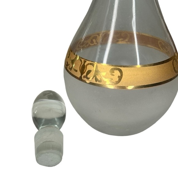Vintage Italian Gold Trim‎ Decanter (Real Gold) - Picture 3 of 4